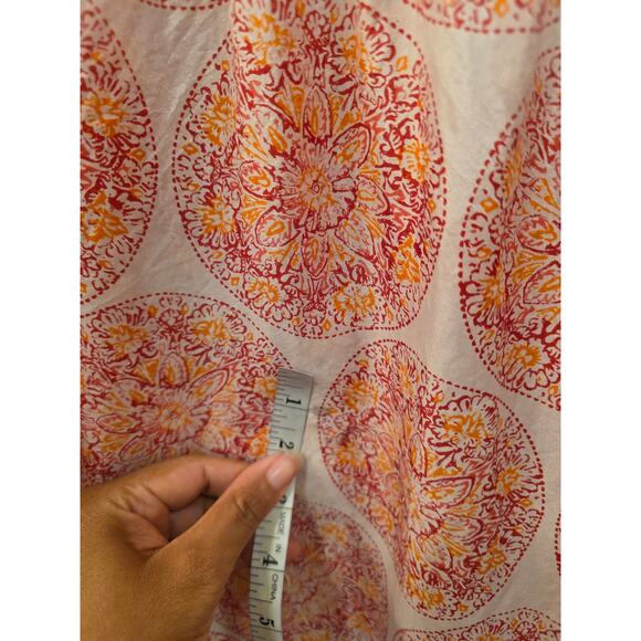 Calypso St. Barth Pink Medallion Crochet Blouse - Picture 6 of 10